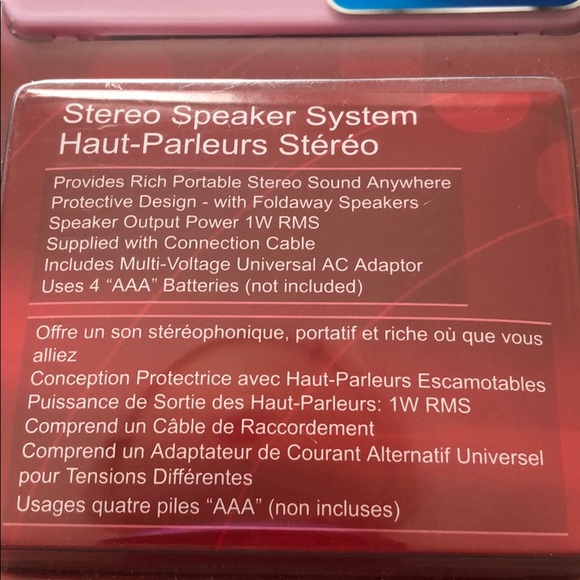 Brand New Durabrand Stereo Speaker System - Picture 2 of 6